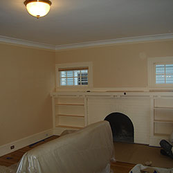 Interior Painting - Family Room Before